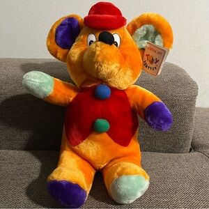 NWT vintage "Marcel" clown mouse (1980s-1990s ish)